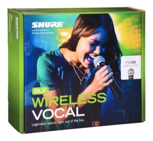 MICROFONO INALAMBRICO DE MANO SHURE BLX24/PG58